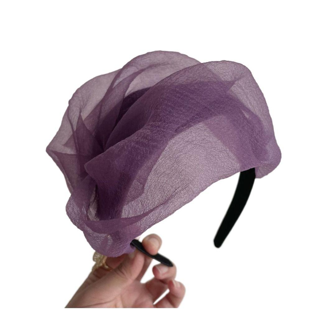 Hair Accessories Women's Half Hat Cover Headwear French Hair Half Hat Hoop  Girl