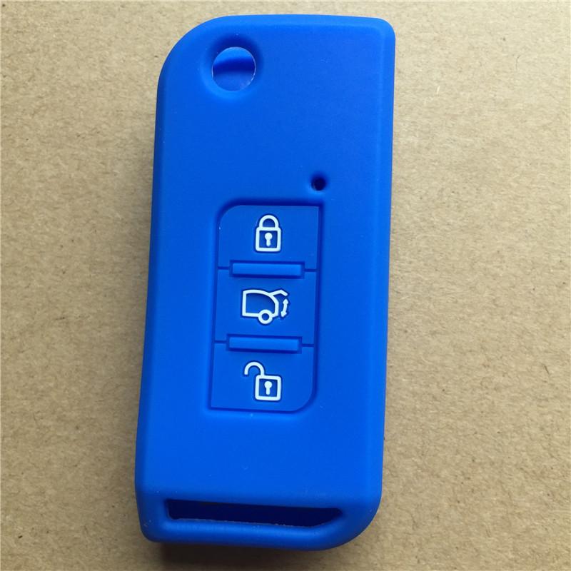 3 BUTTON Silicone key Case Cover for MAHINDRA key case cover