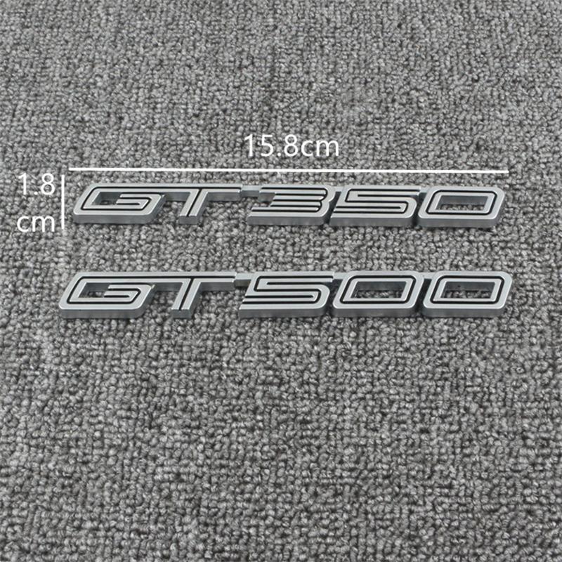 3D Metal Car Sticker GT Trunk Fender Logo Decals For Ford Mustang Shelby GT GT350 GT500 Badge Emblems Parts Accessories SJ4