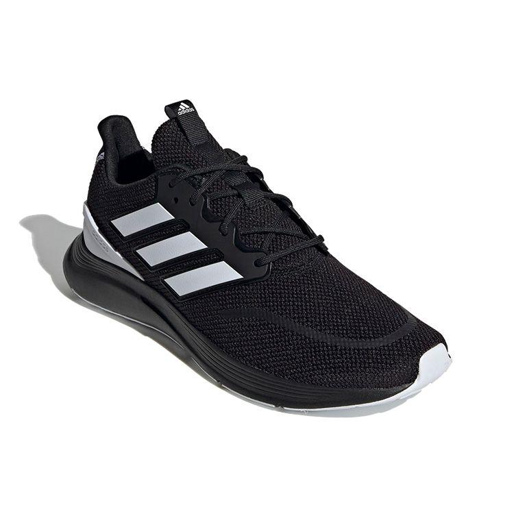 Adidas Energyfalcon Comfortable Versatile Mesh Fabric Non-Slip Breathable Low-Top Casual Running Shoes Unisex Sneakers Black White FW2376