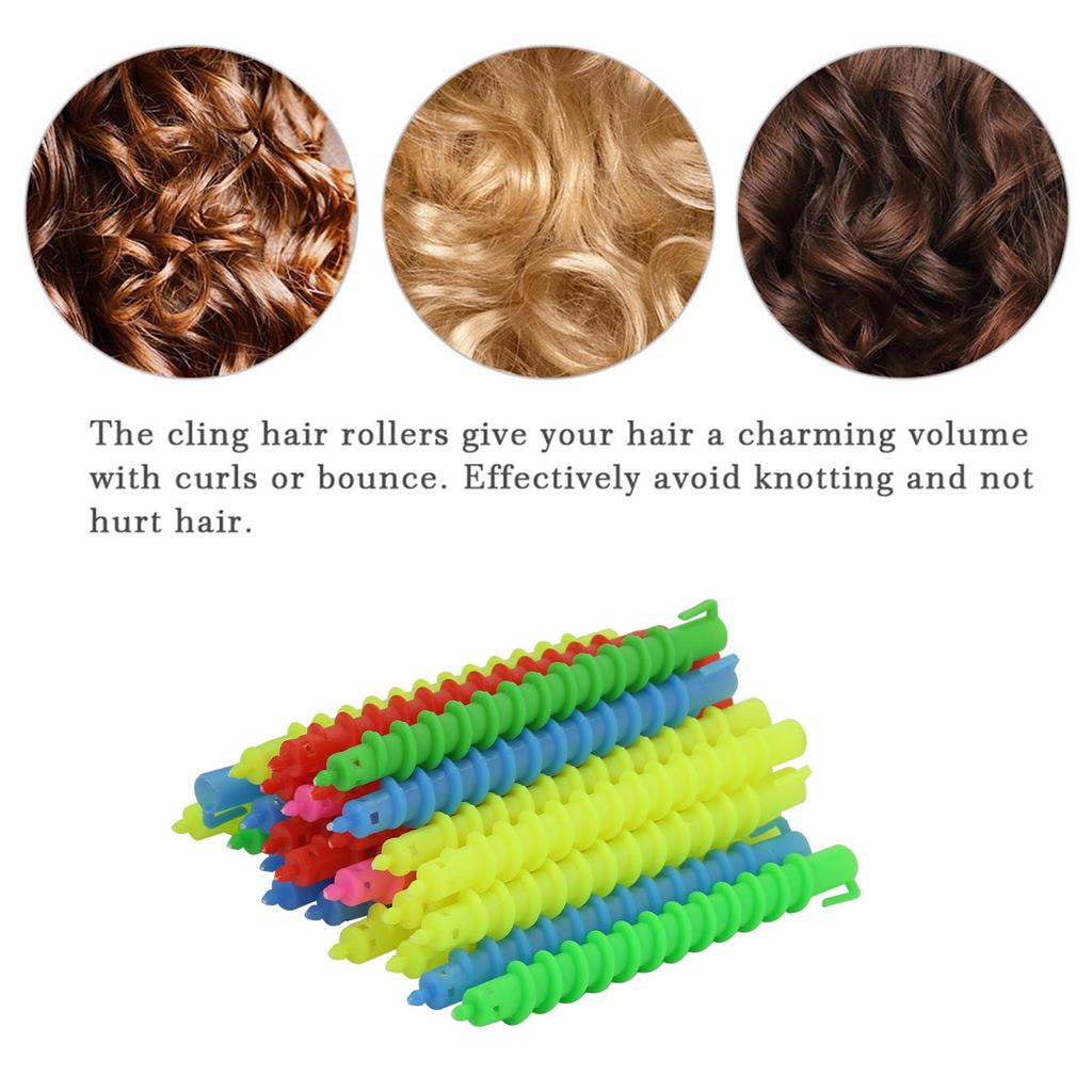 26Pcs Spiral Hair Perm Rod Spiral Rod Barber Hairdressing Hair Roller  Curling Curler Hairdressing Maker Styling Tool for Women and Girls Mixed Colors