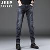 JEEP SPIRIT Men's Autumn/Winter Straight Fit Jeans