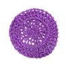 Soft Rayon Knit Mesh Crochet Hair Net Fine/Loose Mesh Work Bun Snood  for Light Attendant Nurses