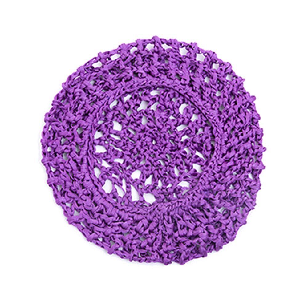 Soft Rayon Knit Mesh Crochet Hair Net Fine/Loose Mesh Work Bun Snood for Light Attendant Nurses