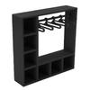 Doll Clothes Closet Wardrobe with 10 Hangers Doll Accessories Display Box Figures Clothing Storage Cabinet