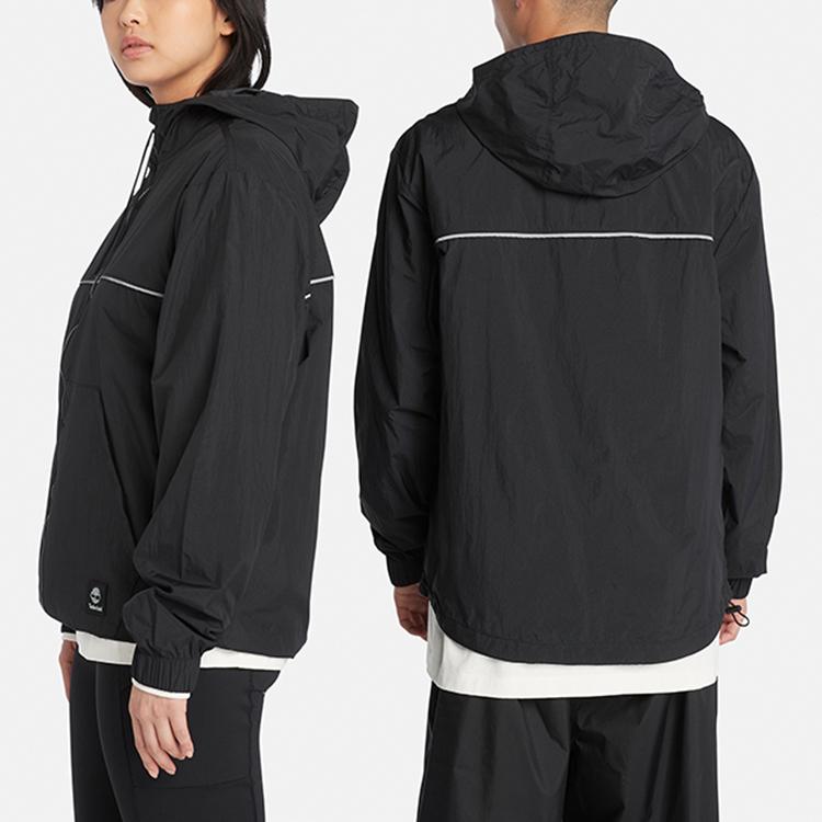 Timberland Reflective Outdoor Hooded Jacket Unisex Jacket Black A41B5-001