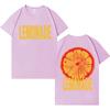 Rendy Graphics Double Sided Print Tshrits  Cotton Aesthetic Harajuku Tee Unisex Comfort Loose Short Sleeve Tshrit