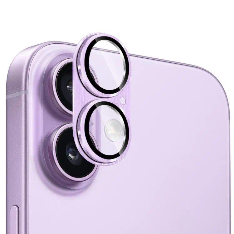 For IPhone 17 Metal Camera Protector Alloy Case Glass Full Cover Back Lens Protective Cap for Iphone17 Purple Green