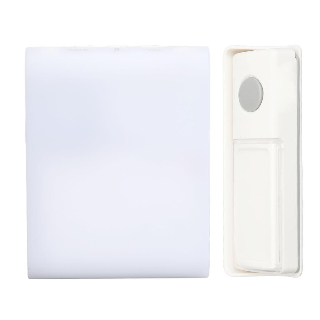 Wireless Doorbells 7 Colors Flashing Light Door Bell LED High Definition Sound Home Doorbells for Baby Elder People