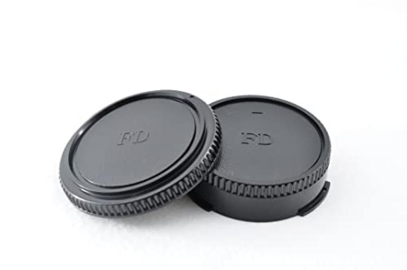 ATAK Canon FD Mount Compatible FD Lens Rear Caps FD Body Caps Total of 6 pieces with Canon FD Caps/FD (3 pieces) & (3 pieces) (Compatible Mount)