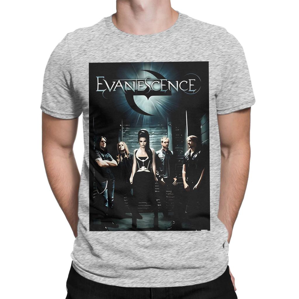 Amy lLee Fan Evanescence Graphic 100 Cotton TShirt Amy lLee Evanescence Tops Tees For Unisex