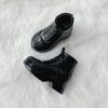 Obitsu 11 Shoes for BJD Dolls YMY 11cm Body Geta Shoes Set (12cm) - (Brown, Red, Black) [Used]