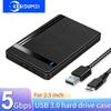 2.5 Inch HDD Case SATA To USB 3.0 HDD Enclosure 3TB Hard Drive Disk SSD Case Adapter 5Gbps Mobile External HDD Box for PC Laptop