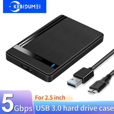 2,5-Zoll-HDD-Gehäuse SATA auf USB 3.0 HDD-Gehäuse 3 TB Festplatte SSD-Gehäuse Adapter 5 Gbit/s Mobiles externes HDD-Gehäuse für PC Laptop