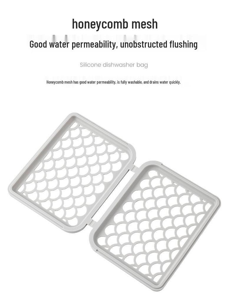 Silikonový koš na drobné předměty do myčky pro organizaci kuchyně