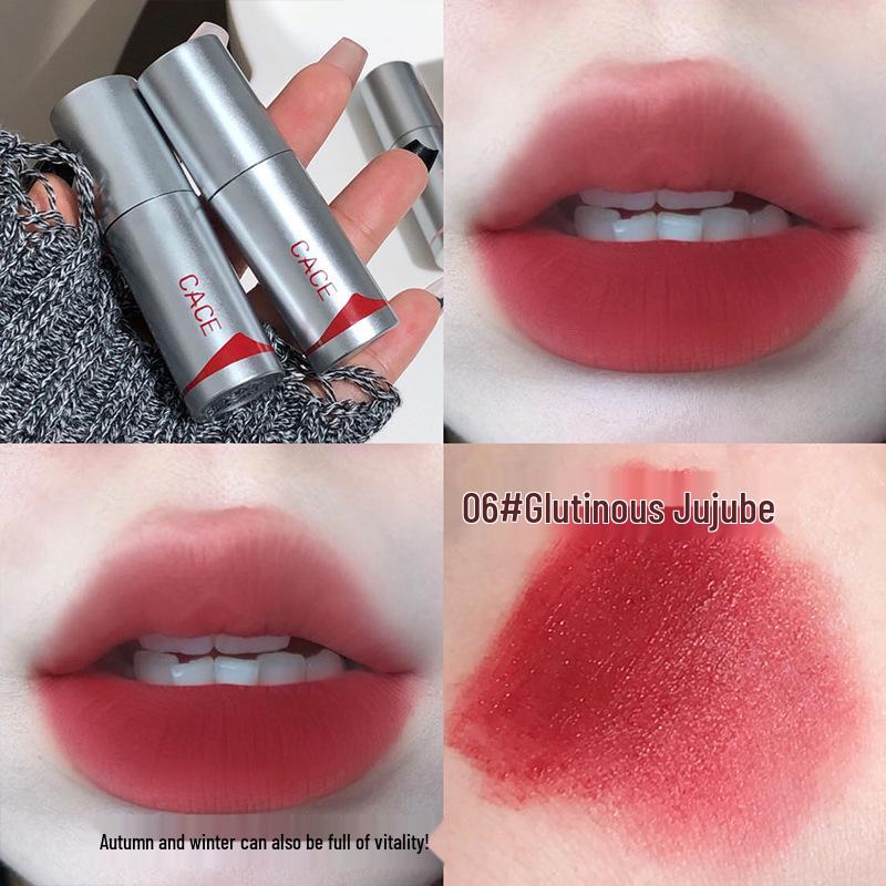 CACE Light Velvet Matte Nude Lipstick - Whitening & Affordable Student Makeup