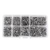 800Pcs M2 Self Tapping Screw for Cross Countersunk for Head Wood Screw Set 304 Stainless Steel Phillips Flat for Head Sc