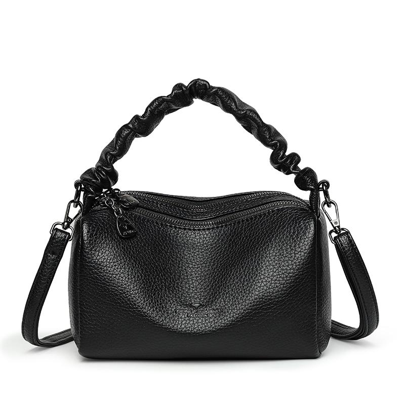 Sac à main plissé pour femme Sac bandoulière pour les trajets