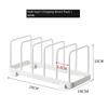 Stainless Steel Faucet Rack Kitchen Storage Pot And Pan Rack Chopping Board Organiser Stand Rack Holder For Kitchen