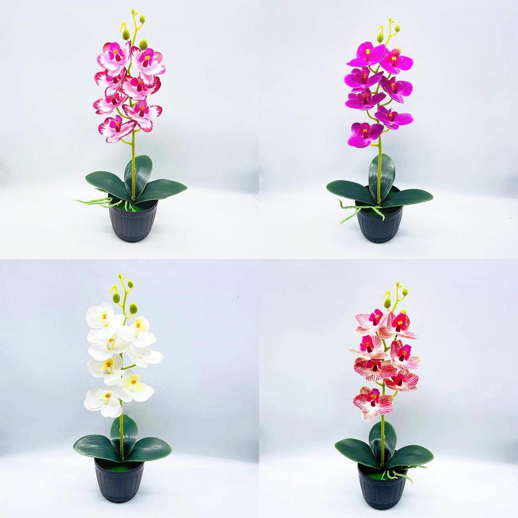 Butterfly Orchid Artificial Flower Arrangement With Realistic 3d Printing For Gift Ideas