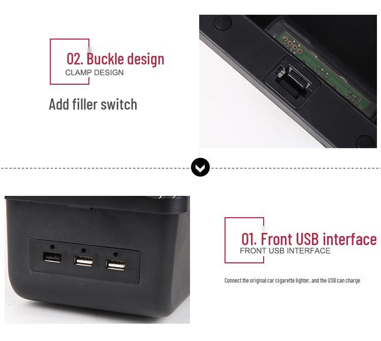 Skoda Jingrui Center Console Armrest Box for FABIA - Custom Accessory