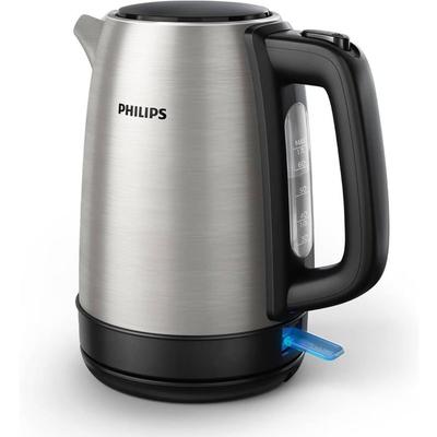 Bollitore Philips Daily Collection - HD9350/90 - 1,7 L - Metallo - Coperchio rimovibile - Filtro in nylon rimovibile