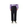 Li-Ning Simple Letter Mid-Rise Drawstring Comfortable Breathable Cuffed Knit Sports Pants Men Bottoms Black AKLV267-1