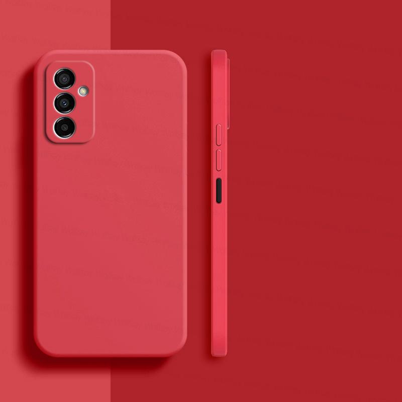 

Для Samsung Galaxy M13 4G чехол Samsung Galaxy M13 M23 M33 M53 5G чехол противоударный TPU жидкий силиконовый чехол для телефона Samsung M13 4G For Samsung M13 4G красный