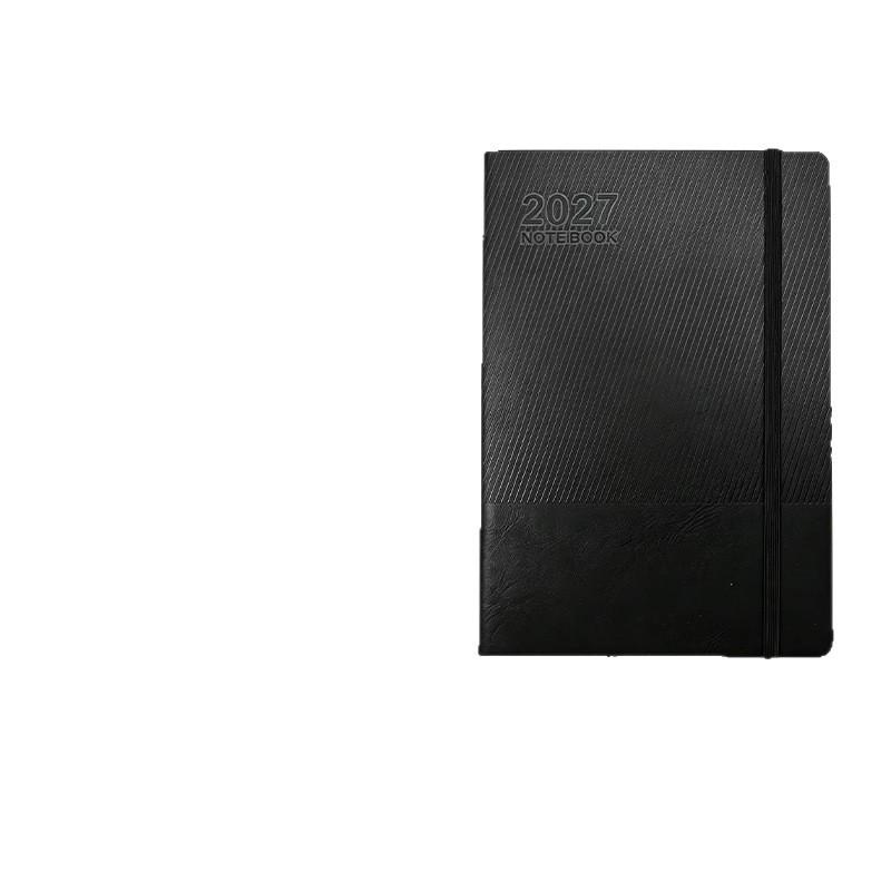 Color-Changing PU Business Notebook: Personalized Logo, Loose-Leaf Office Diary with Skin-Feel Finish.