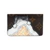 Louis Vuitton X Grace Coddington Collaboration Catogram Cat Nap Monogram Coated Canvas Card Holder Women Accessories Brown M15155