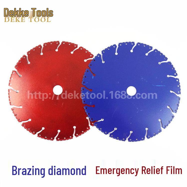 Brazed Diamond Dry-Cut Blade for Stone, Marble, Glass, and Tile