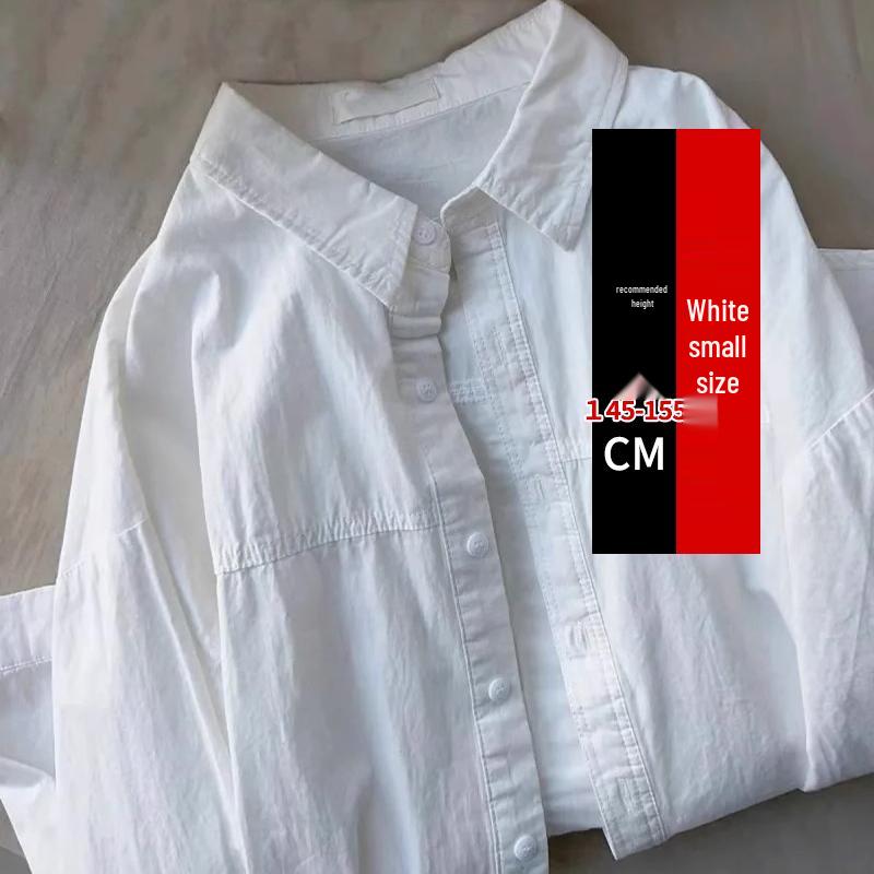 Women's Milky Yellow Layered Long-Sleeve Loose Shirt Jacket - Petite Casual Spring/Autumn Top