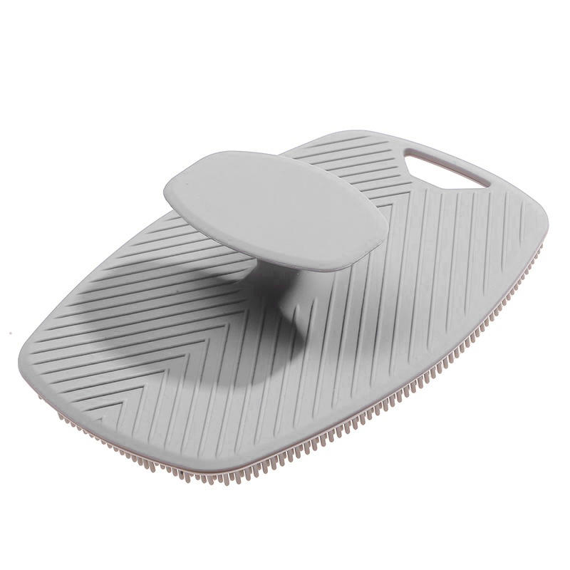 Silicone Shampoo Brush Shower Scalp Massager Self-Cleaning Essential Shampoo Tool Bathroom Brush