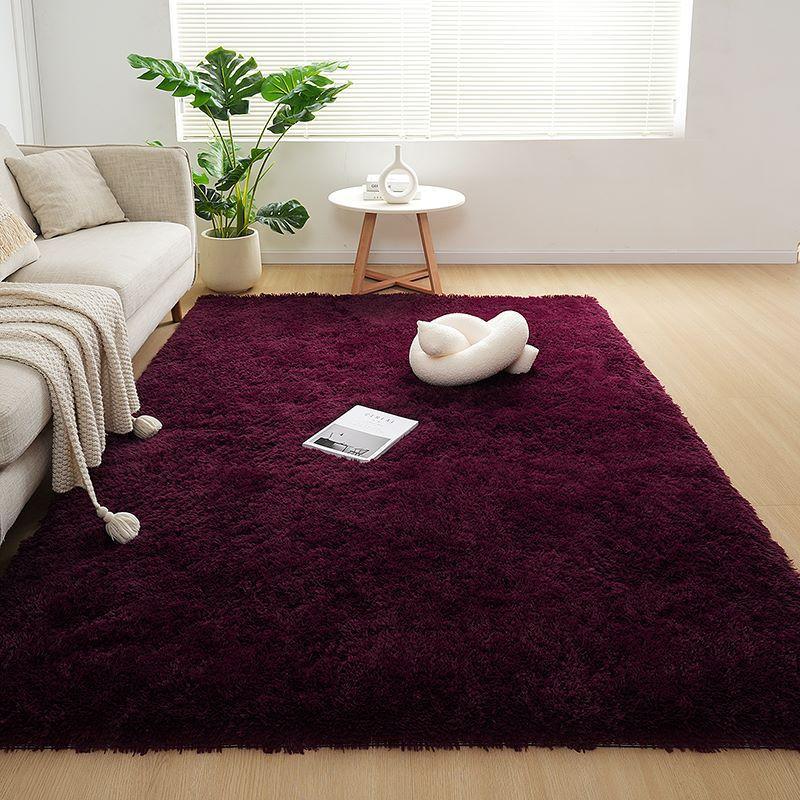 Checkered Plush Rug Soft Fluffy Carpet for Living Room Bedroom Home Decor Shaggy Floor Mat Bedside Rug