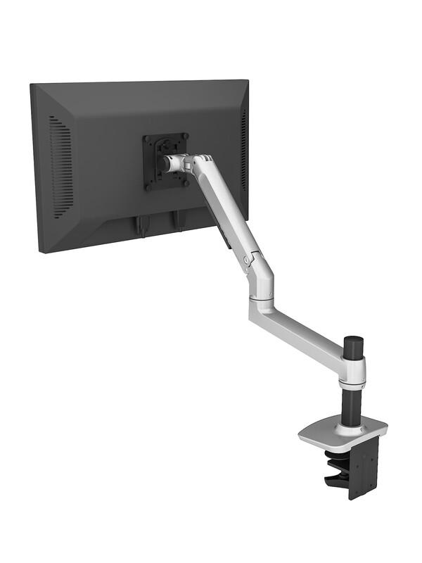 Universal Single Monitor Desk Mount with Wireless Charging