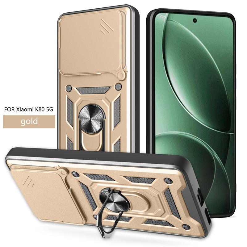 

Для чехла POCO F7 Ultra Противоударная броня Магнитный держатель для автомобиля Кольцо Крышка для Xiaomi Mi Poco F7 Ultra F7Ultra Сдвижная защита объектива Fundas For POCO F7 Ultra