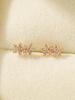 Minimalpiercing 14K Flower Bouquet Piercing Earrings