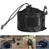 Black Canister Bag Multi-Purpose Portable Tank Storage Bag Hanging Drawstring Bag Camping Picnic Accessories
