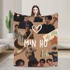 TV XO Kitty Kim Min Blanket Super Soft Graphic Plush Throw Blanket For Home Decor Travel Office Flannel Bedspread Bed Cover
