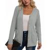 Women's Fashionable Casual Long Sleeve Solid Color Jacket