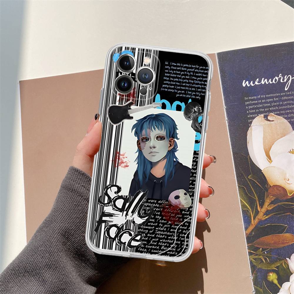 Horror S-Sally F-Face Suspense Game Phone Case For IPhone 17 16 15 14 13 12 11 Pro Max Plus Soft Cover Personalized DIY