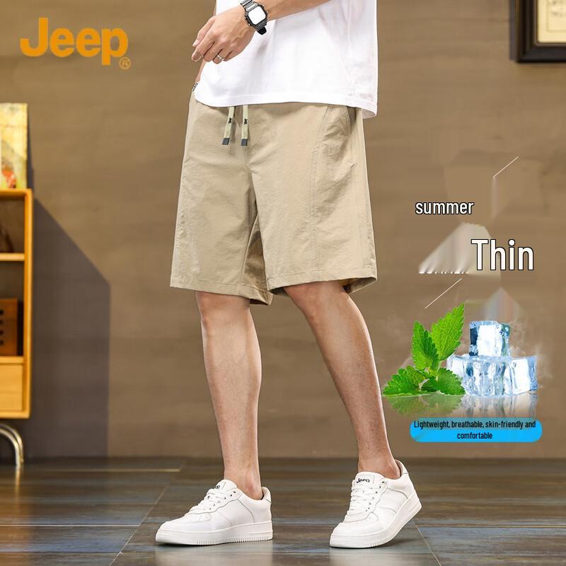 JEEP Men s Casual Straight-Leg Shorts L