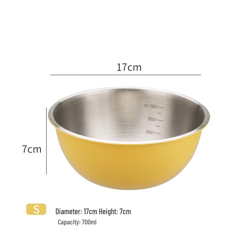 ZISIZ 316 Food Grade Stainless Steel Dough Mixing Bowl