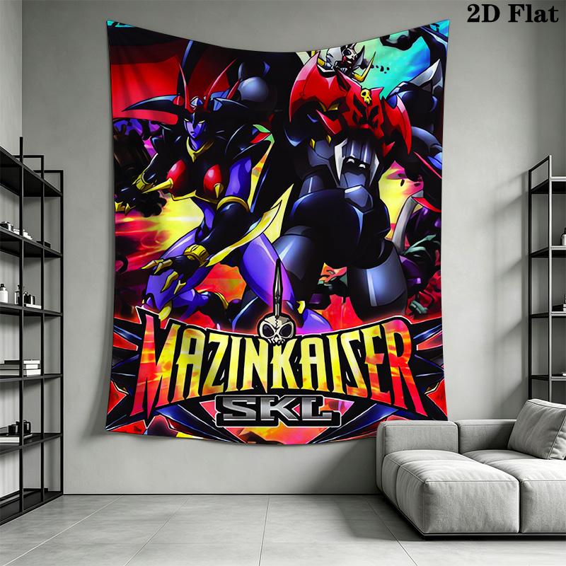 Mazinger Z Pattern Home Decor Tapestry, Wall Hanging, Decorative RV Wall Cloth.MGT0918559