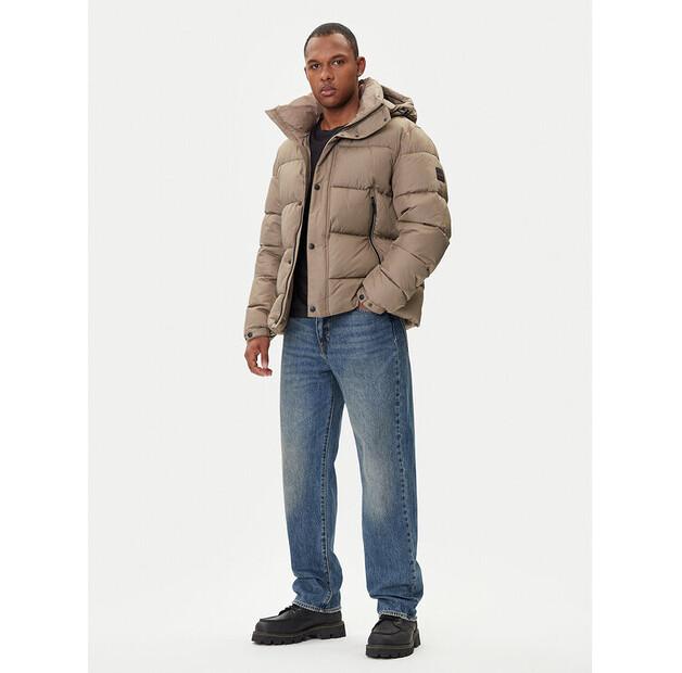 Winter Jacket BOSS Omaris 50528573, Khaki Color, Standard Fit