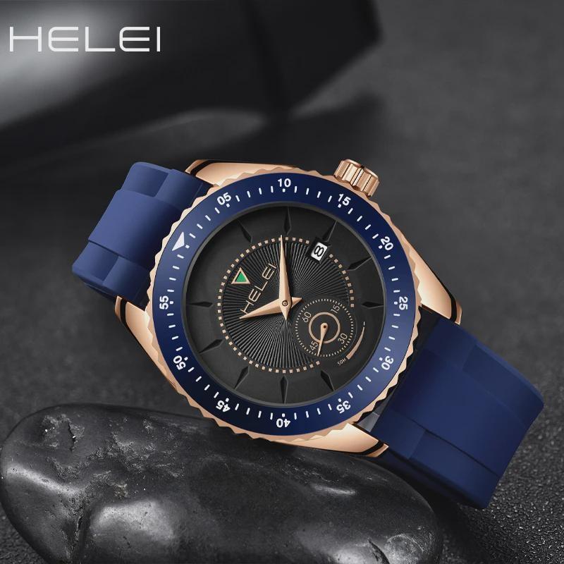 Men Sport Watch Top Brand Luxury Military Waterproof Male Clock Quartz Business Leather Wristwatch