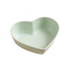 Nordic Style Heart Shape Seasoning Dish Wheat Straw Sushi Seasoning Dish  for Kitchen