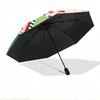 Strawberry Shortcake Print Automatic Open Close Umbrella, Portable Foldable Umbrella, for Outdoor Commute Camping Trip, Ideal Birthday Gift
