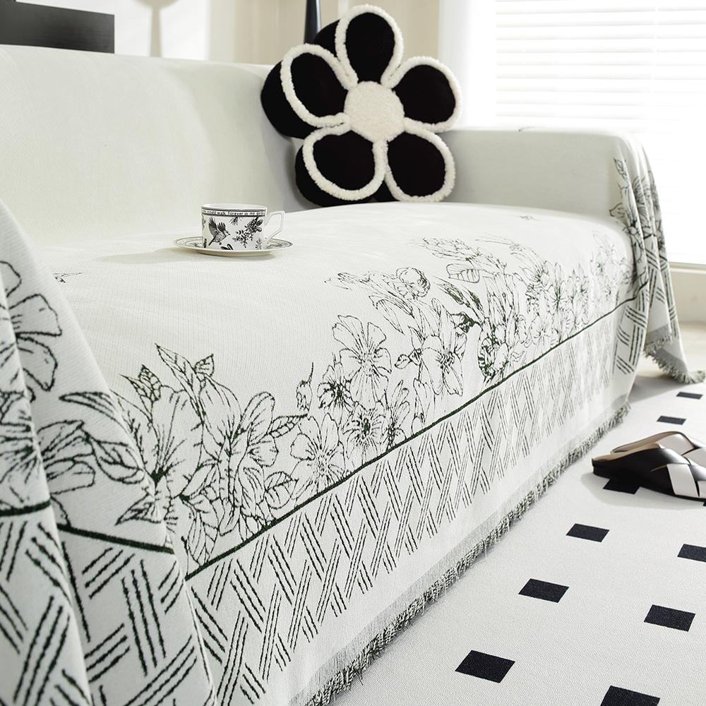 

Чехол для дивана из шенилла с 2 подушками, чехлы для дивана для собак, можно стирать, чехол для дивана для питомца с кисточками, чехлы для двухместных кресел, форма L 180x180cm