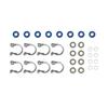 8PCS Fuel Injectors Repair Seal Kit 0261500105 Fit Range Rover Fit Jaguar 5.0L